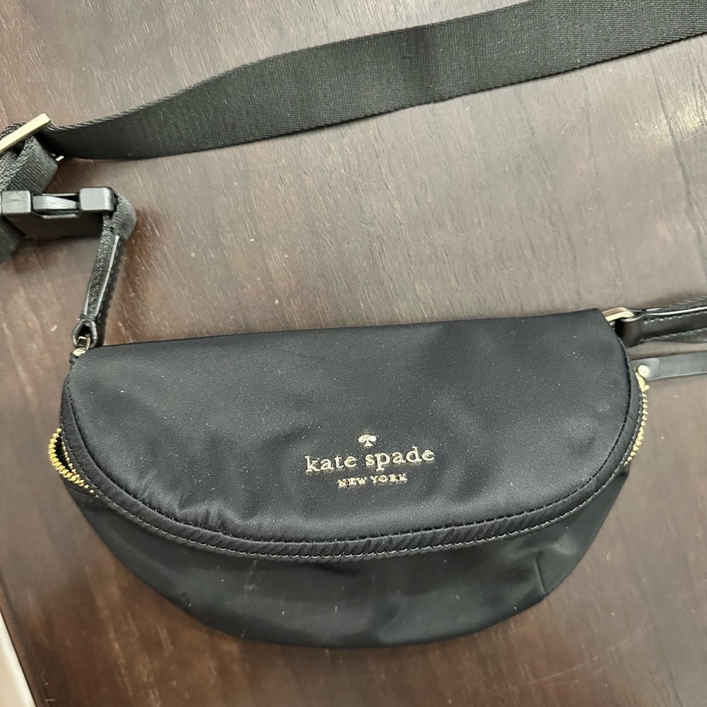 Kate Spade Black and Gold Sling Bag